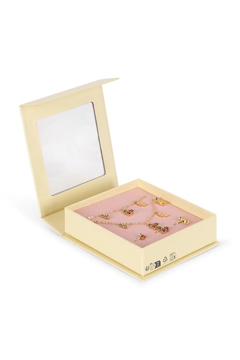 Konges Sløjd Komplet nakita za djecu metalni FRUITY JEWELRY SET KS106030
