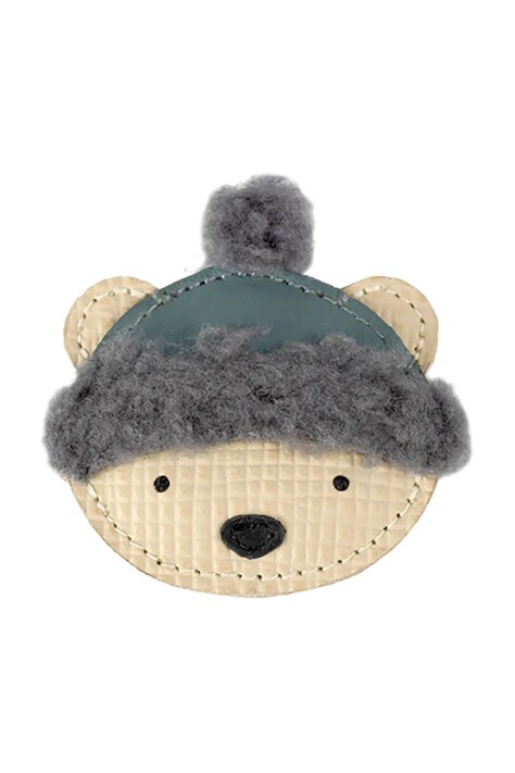 Donsje ac de păr pentru copii din piele Stanzen Clip Polar Bear 6031307