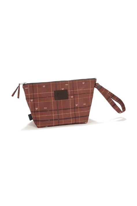 La Millou Kosmetyczka niemowlęca MOO MEADOW PLAID pomarańczowa 156710