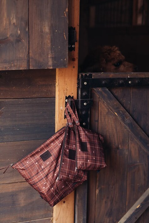 La Millou Kosmetyczka niemowlęca MOO MEADOW PLAID pomarańczowa 156710
