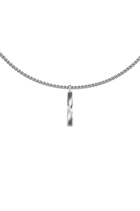 Emporio Armani Naszyjnik z zawieszką męski ze stali nierdzewnej Fashion EGS3366040
