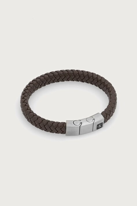 Calvin Klein Bransoletka męska skórzana CK Essential 35100116