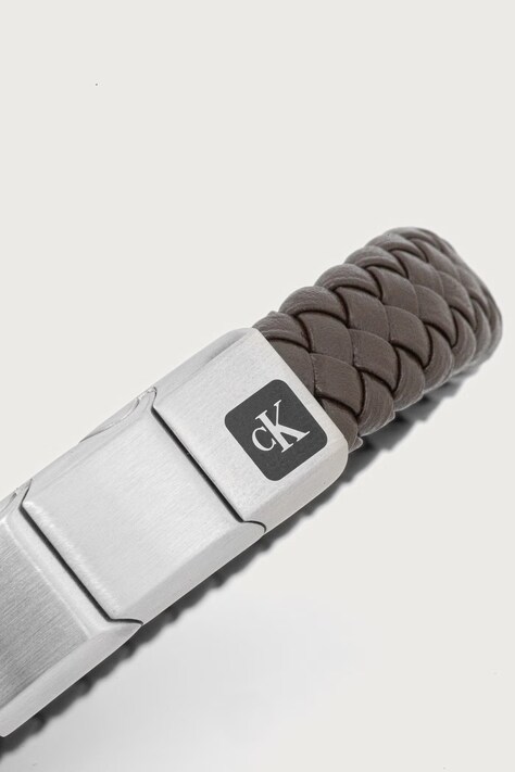 Calvin Klein Bransoletka męska skórzana CK Essential 35100116