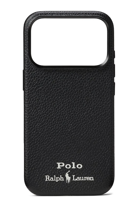 Polo Ralph Lauren Etui na telefon skórzane czarne 405P17554