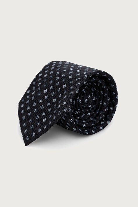 BOSS krawat męski H-TIE CM czarny 50571933