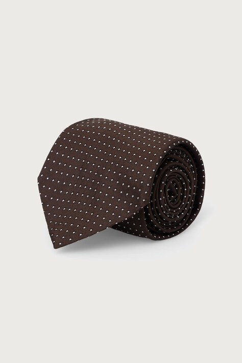 BOSS Вратовръзка мъжка от коприна H-TIE CM кафява 50571919