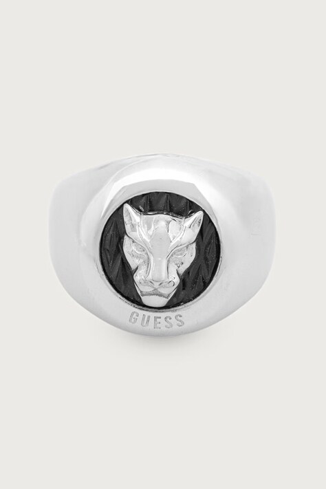 Guess Печатка чоловіча з нержавіючої сталі GUESS PANTHER JUMR06.111JW