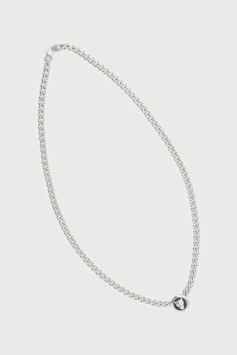 Guess Naszyjnik męski ze stali nierdzewnej GUESS PANTHER JUMN06.085JW