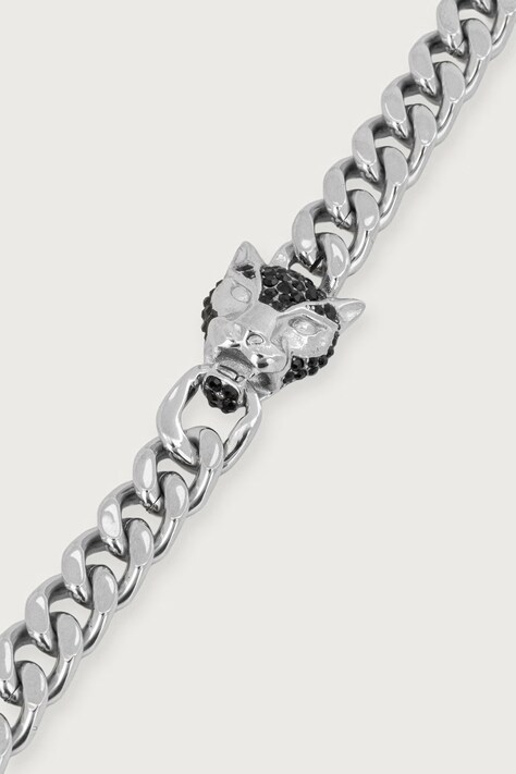 Guess Bransoletka męska GUESS PANTHER JUMB06.086JW