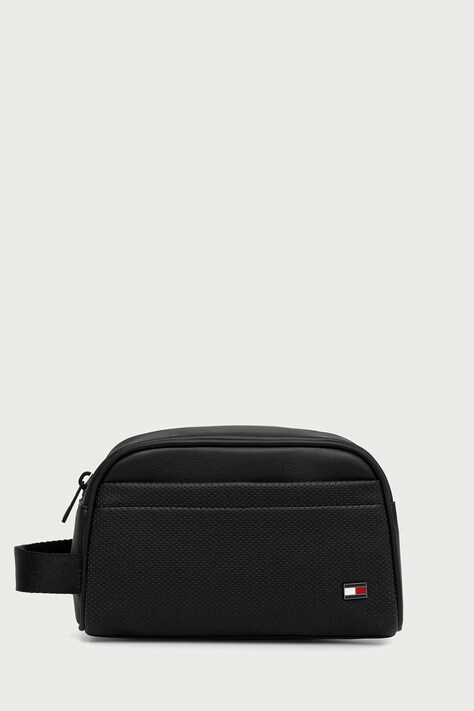 Tommy Hilfiger νεσεσέρ ανδρικό από απομίμηση δέρματος μαύρο AM0AM14764