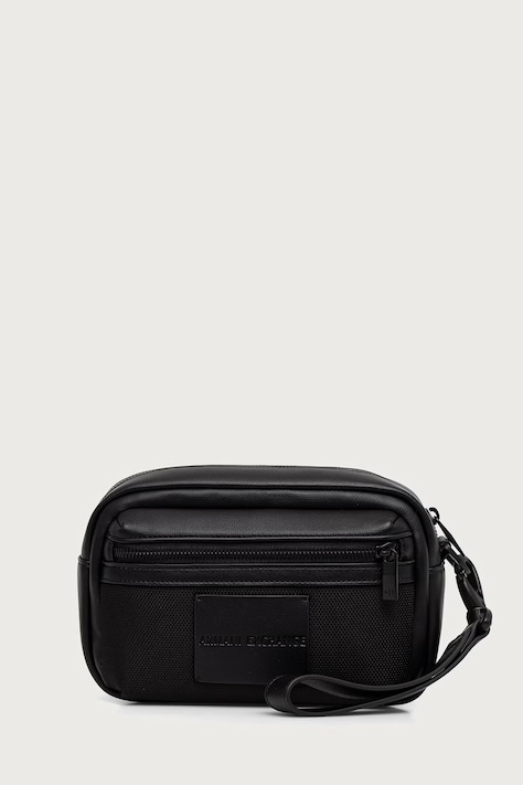 Armani Exchange косметичка для мужчин из искусственной кожи чёрная XM003155 AF26655