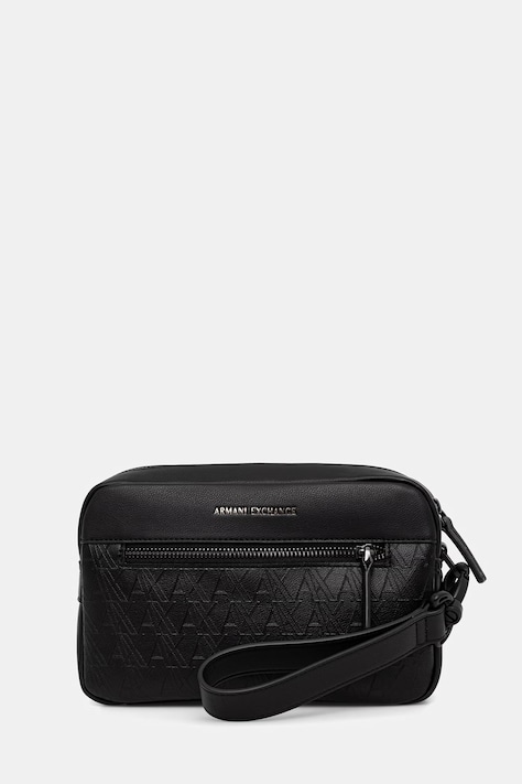 Armani Exchange bustina da uomo in similpelle nera XM003583 AF26662