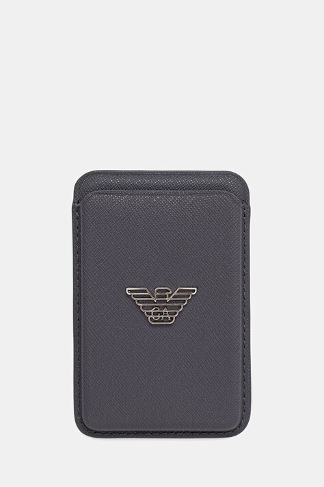 Emporio Armani etui na karty męskie szare EM003599 AF13805