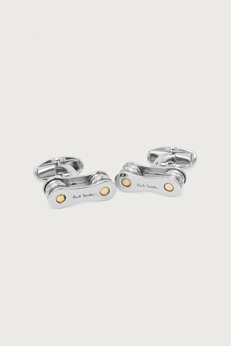 Paul Smith Spinki do mankietów męskie metalowe M1A-CUFF-WCYCLE