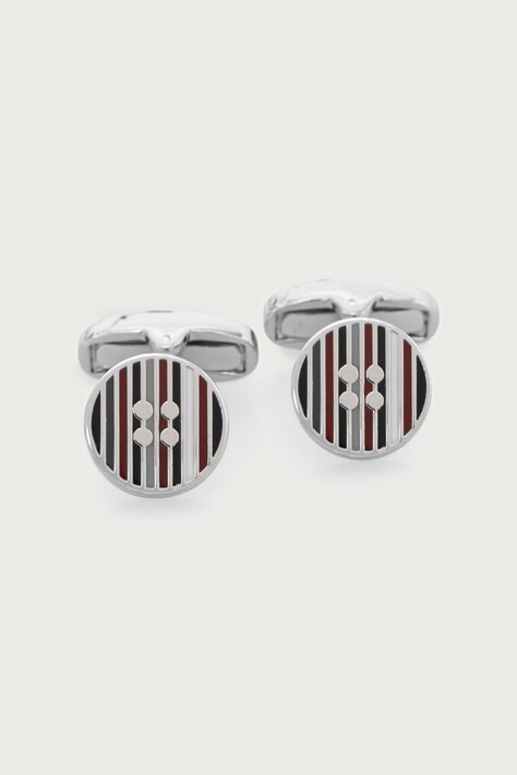 Paul Smith Spinki do mankietów męskie metalowe M1A-CUFF-MUBUTT