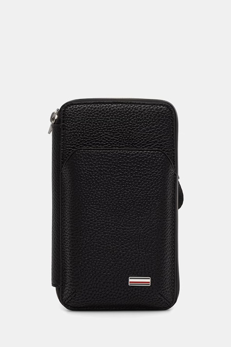 Tommy Hilfiger puzdro pánske z imitácie kože čierne AM0AM14499