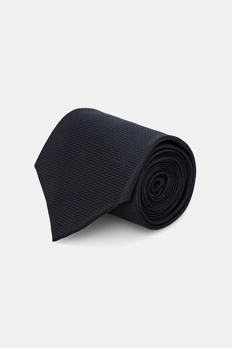 BOSS cravatta da uomo con misto seta H-TIE blu navy 50566640