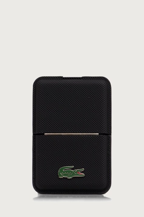 Lacoste Etui na karty czarne LCWMCS6PLAK