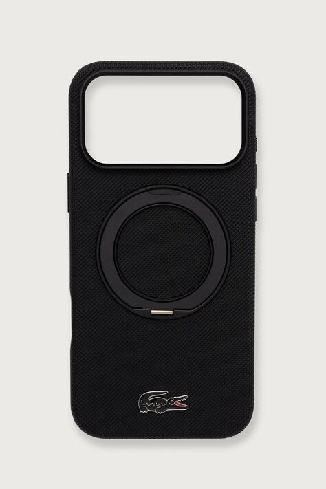 Lacoste Etui na telefon iPhone 17/18 Pro Max czarne LCHMP18X6PSWRPTOK
