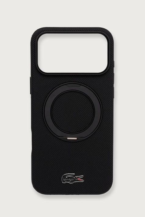 Lacoste Etui na telefon iPhone 17/18 Pro Max czarne LCHMP18X6PSWRPTOK