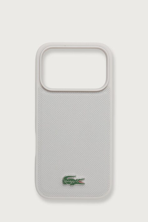 Lacoste Etui na telefon iPhone 17/18 Pro szare LCHMP18LPLAG