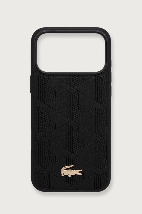 Lacoste Etui na telefon iPhone 17/18 Pro Max czarne LCHMP17XPNOK