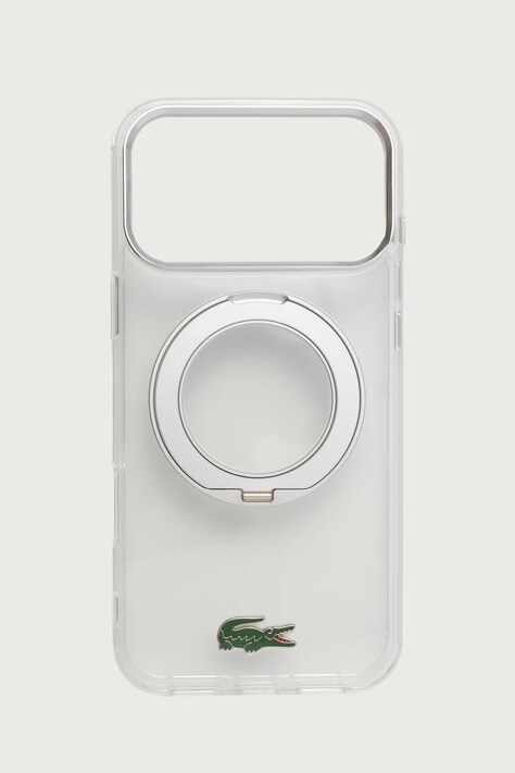 Lacoste Etui na telefon iPhone 17/18 Pro Max transparentne LCHMP18X6URGLH