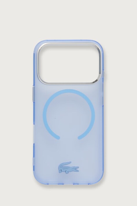 Lacoste Etui na telefon iPhone 17/18 Pro niebieskie LCHMP18L6UFRTLB