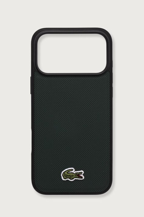 Lacoste Etui na telefon iPhone 17/18 Pro Max zielone LCHMP17XPVCE
