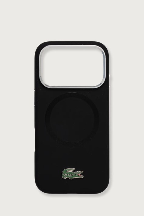 Lacoste Etui na telefon iPhone 17/18 Pro czarne LCHMP17LSLAK
