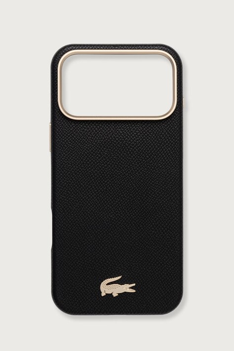 Lacoste Etui na telefon iPhone 17/18 Pro Max czarne LCHMP18X6PSWCEK