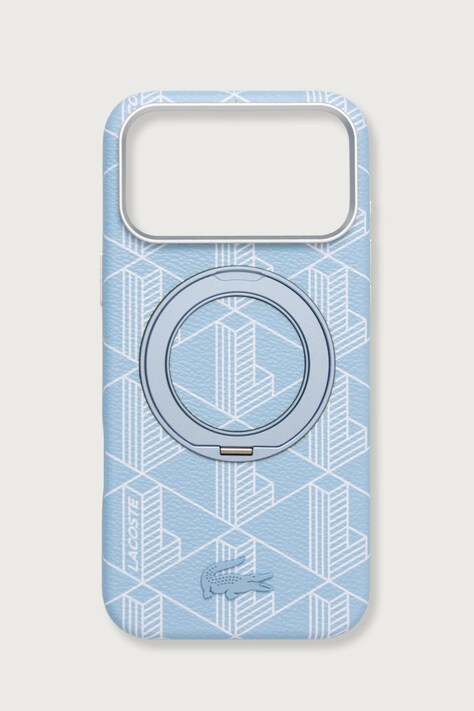 Lacoste Etui na telefon iPhone 17/18 Pro Max niebieskie LCHMP18X6PSWRBEMLB