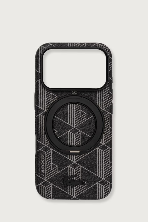 Lacoste Etui na telefon iPhone 17/18 Pro czarne LCHMP18L6PSWRBEMK