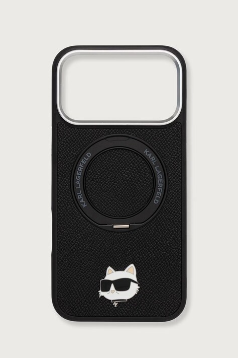 Karl Lagerfeld Etui na telefon iPhone 17/18 Pro Max czarne KLHMP18XPSRSCHHK