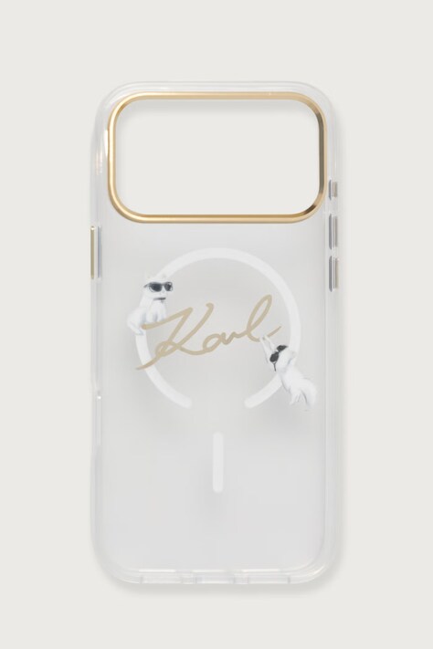 Karl Lagerfeld Etui na telefon iPhone 17/18 Pro Max transparentne KLHMP18X5HKSCAH