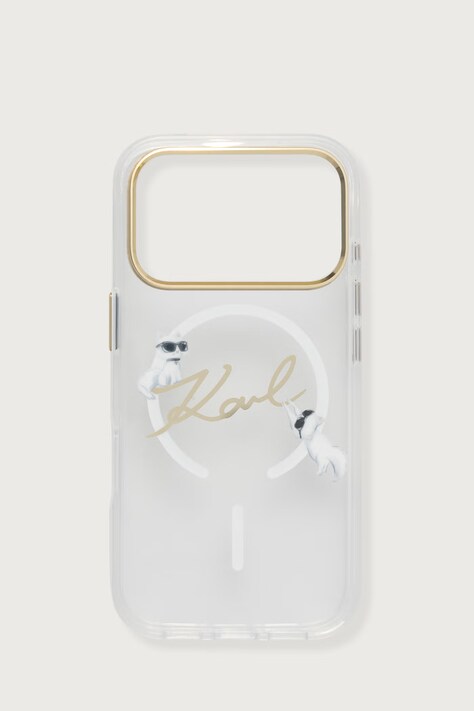 Karl Lagerfeld Etui na telefon iPhone 17/18 Pro transparentne KLHMP18L5HKSCAH