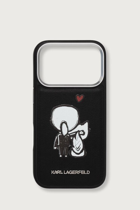 Karl Lagerfeld Etui na telefon iPhone 17/18 Pro czarne KLHMP17L6PKCBPK