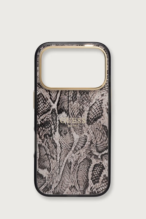 Guess Etui na telefon iPhone 17/18 Pro brązowe GUHMP18LHIMPYGW