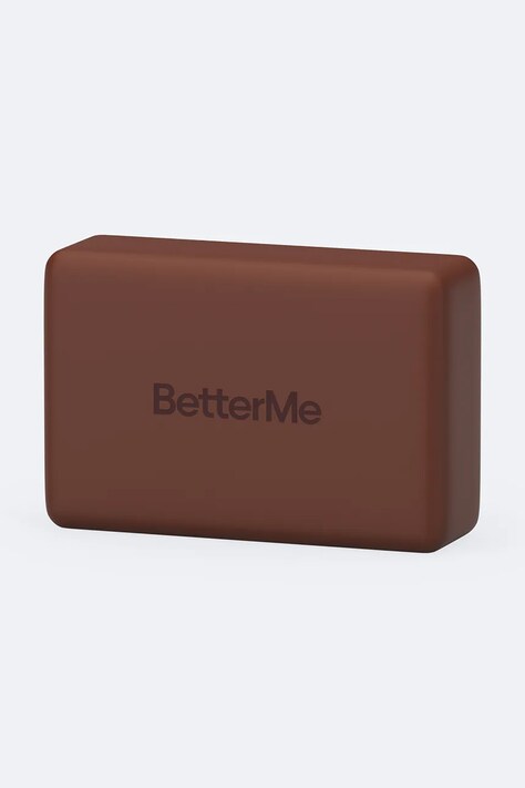 BetterMe Klocek do jogi Soft Yoga brązowy YGB00001