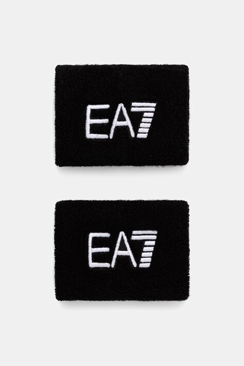 EA7 Emporio Armani frotka na nadgarstek 2-pack czarna AF27641.7X000845
