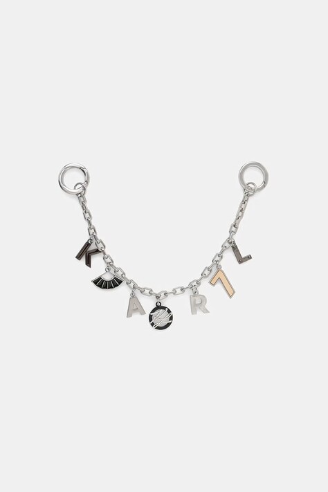 Karl Lagerfeld klíčenka kovová bez kamene K/AUTOGRAPH B3W50058