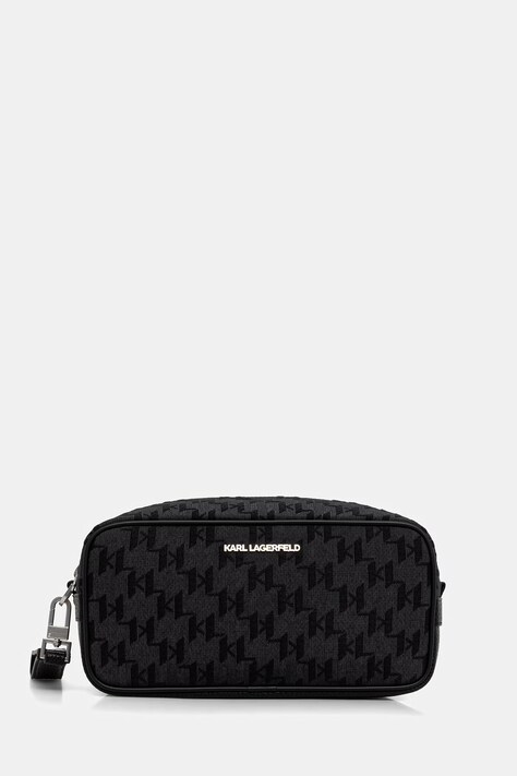 Karl Lagerfeld kozmetická taška K/MONOGRAM čierna B3M32069