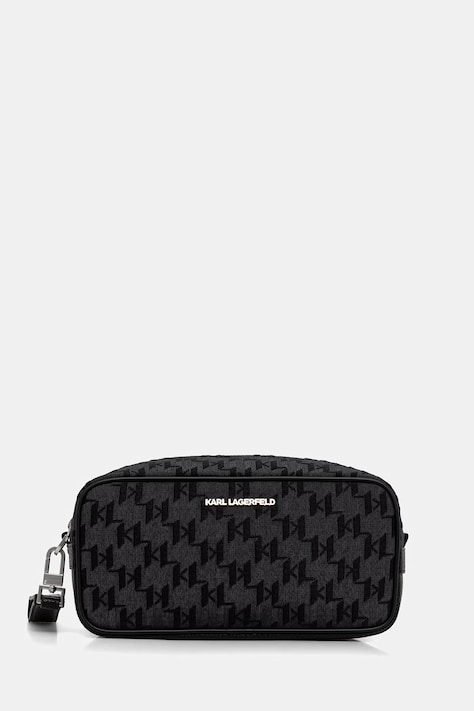 Karl Lagerfeld kozmetická taška K/MONOGRAM čierna B3M32069