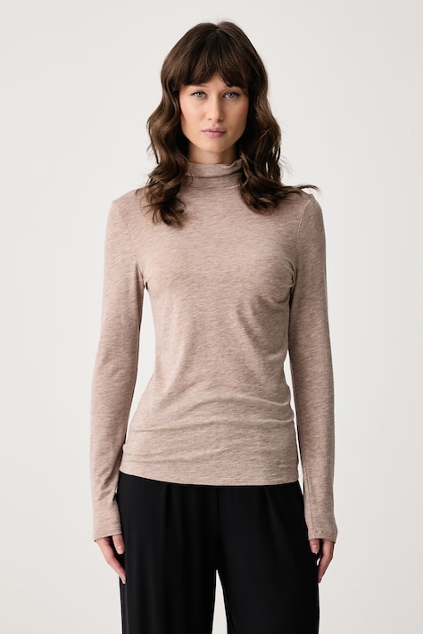 Triumph Hosszúujjú női gyapjú és moher hozzáadásával Beauty Layers bézs 10225074