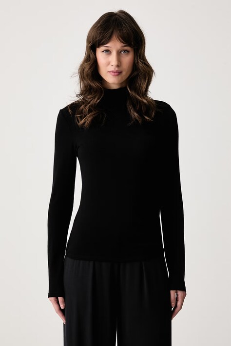 Triumph Hosszúujjú női gyapjú és moher hozzáadásával Beauty Layers fekete 10225074