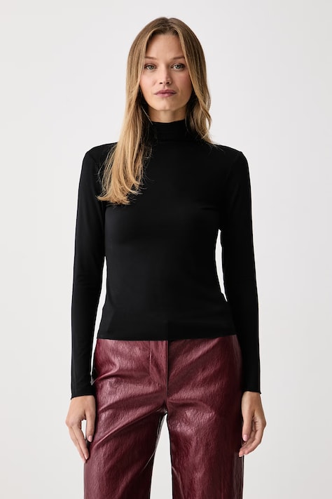 Le Privé Longsleeve damski EDITH TOP NOIR czarny LP00835