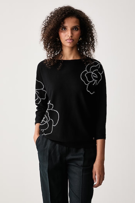 Joseph Ribkoff Sweter damski z wiskozą czarny 264957