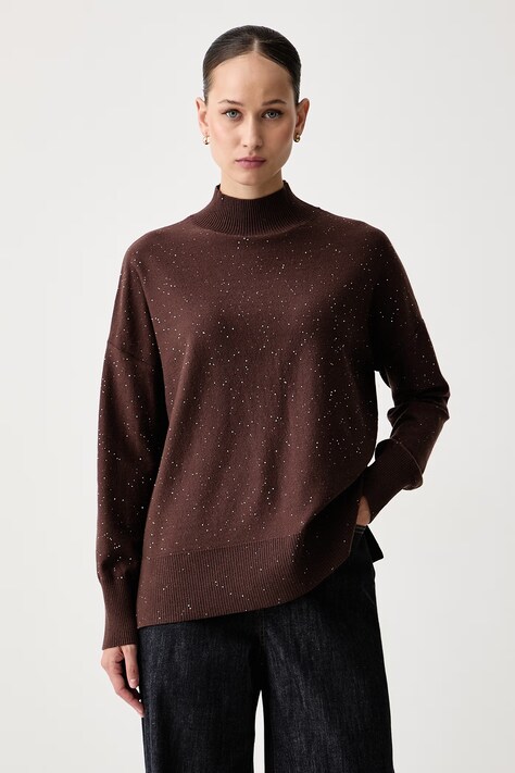Joseph Ribkoff Sweter damski z wiskozą brązowy 264930