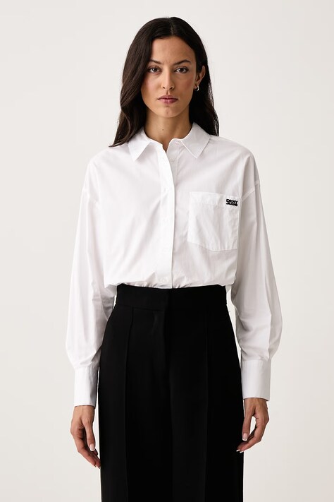 DKNY Koszula damska bawełniana biała DJ6W2325