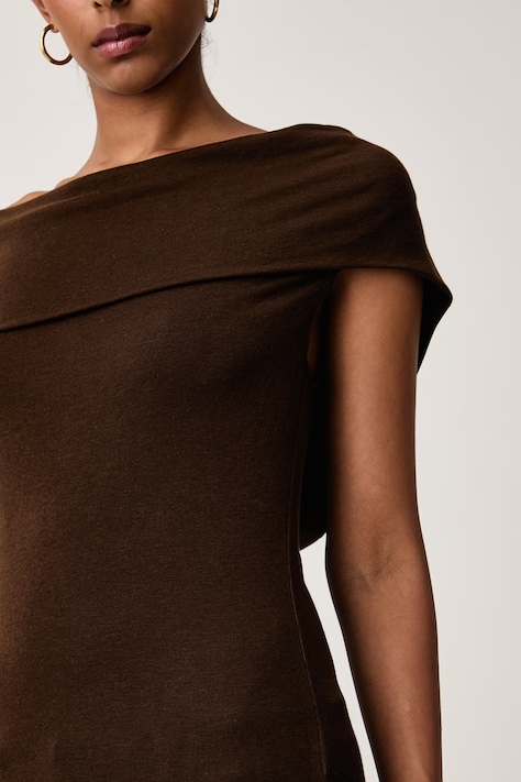 Miss Sixty топ жіночий з вовною — AW26-BDDZLW, коричневий — фото 4
